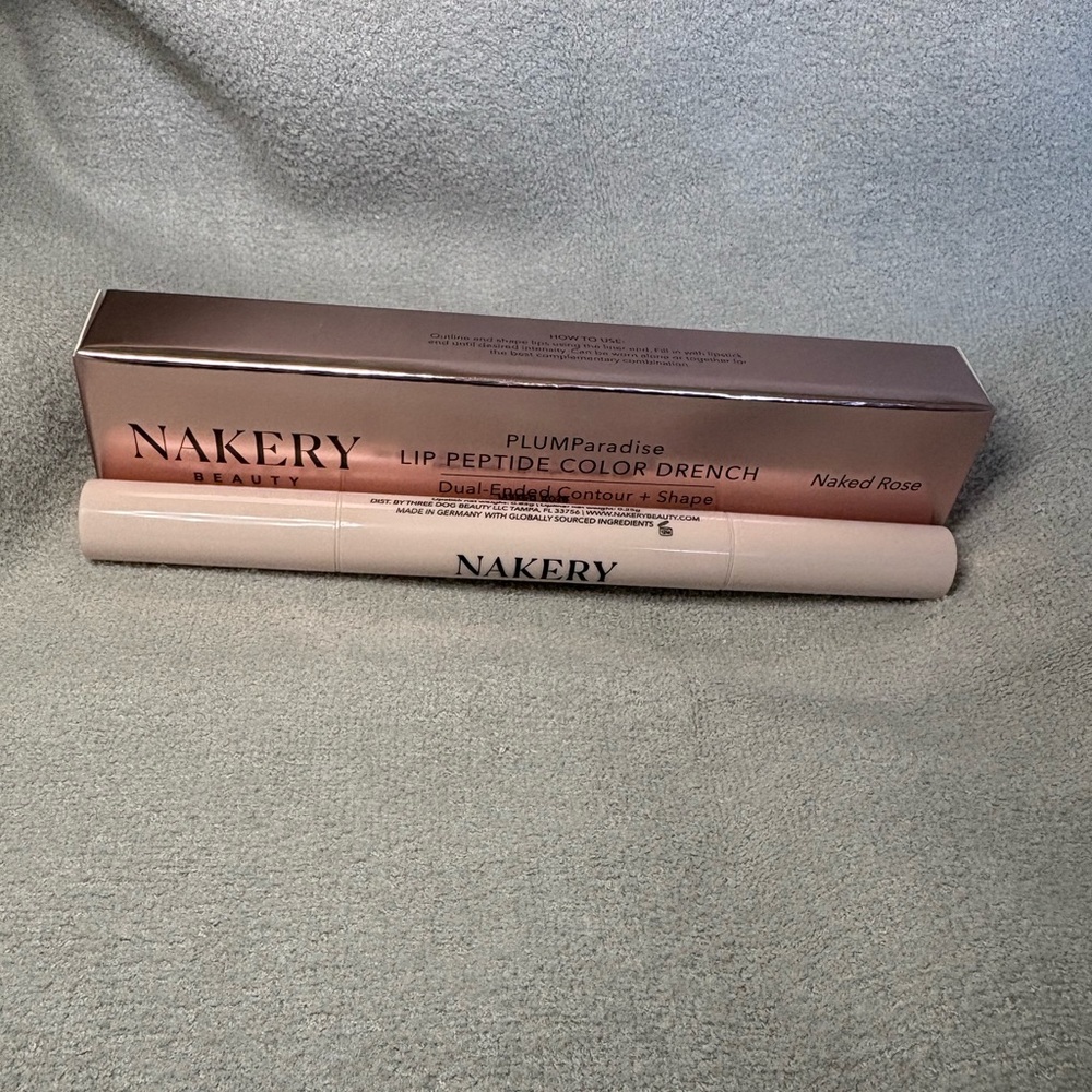 Nakery Beauty Lip Peptide Color Drench - Naked Rose Brand New in Box - Picture 6 of 7